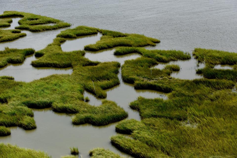 Damage from Hurricane Ida Thursday September 2, 2021 in Grand Isle, Louisiana. 