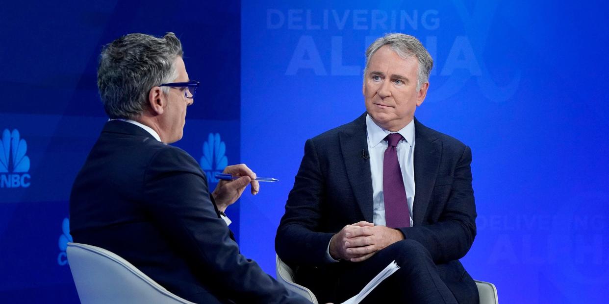 Citadel founder Ken Griffin speaks at the CNBC Delivering Alpha conference in New York on September 28, 2022.