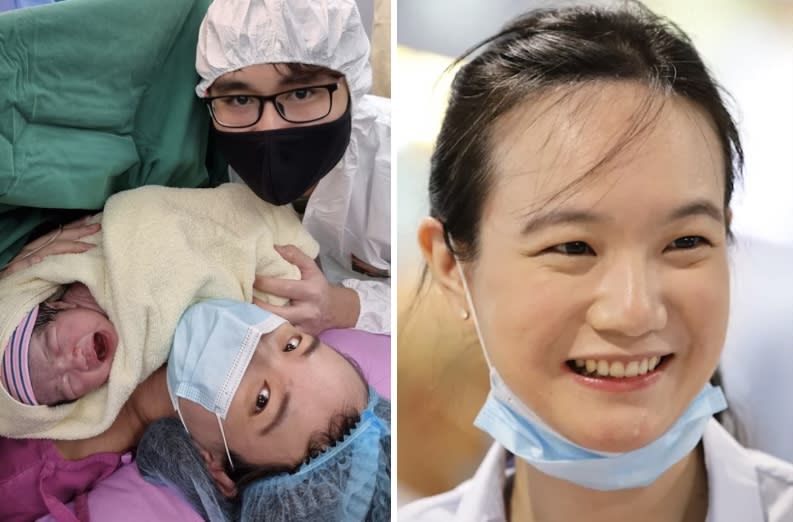 Workers' Party politician Nicole Seah gives birth to second daughter. PHOTOS: Facebook (Nicole Seah)/Getty Images)