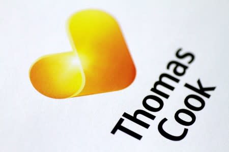 FILE PHOTO: Illustration photo of a Thomas Cook logo