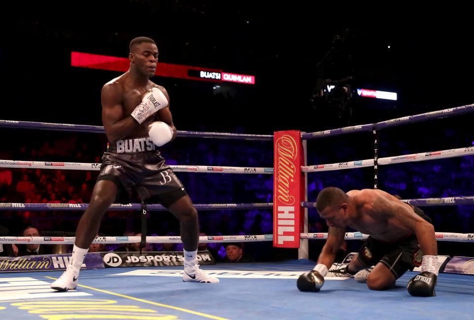 Josh Buatsi seeks out another win after dismissing Renold Quinlan in December. (Getty Images)