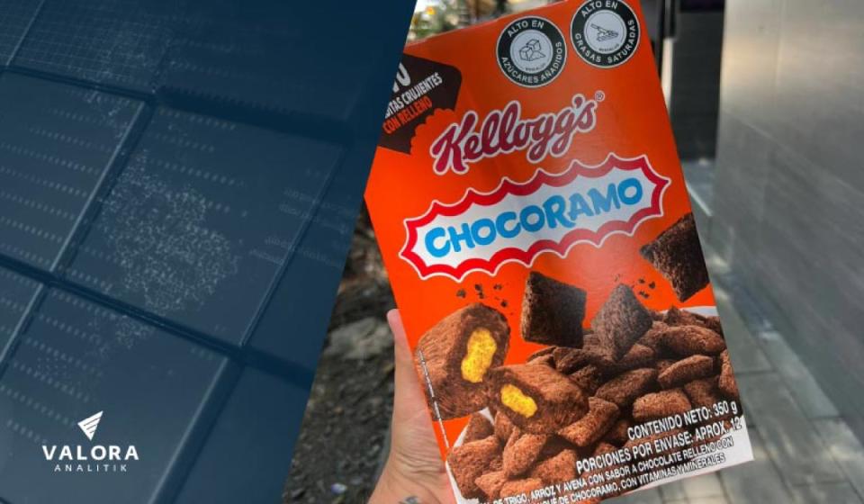 Cereal Chocoramo y Kellogg's en Colombia. Imagen tomada de Twitter @saborenlamesa