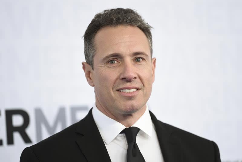 This May 15, 2019 file photo shows CNN news anchor Chris Cuomo at the WarnerMedia Upfront in New York. (Photo by Evan Agostini/Invision/AP, File)