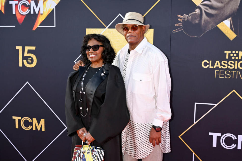 LaTanya Richardson and Samuel L. Jackson (Photo by Gilbert Flores/Variety via Getty Images)