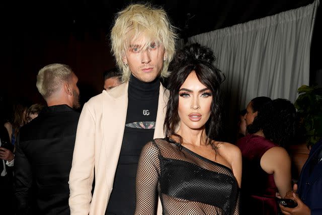 Presley Ann/Getty Machine Gun Kelly and Megan Fox