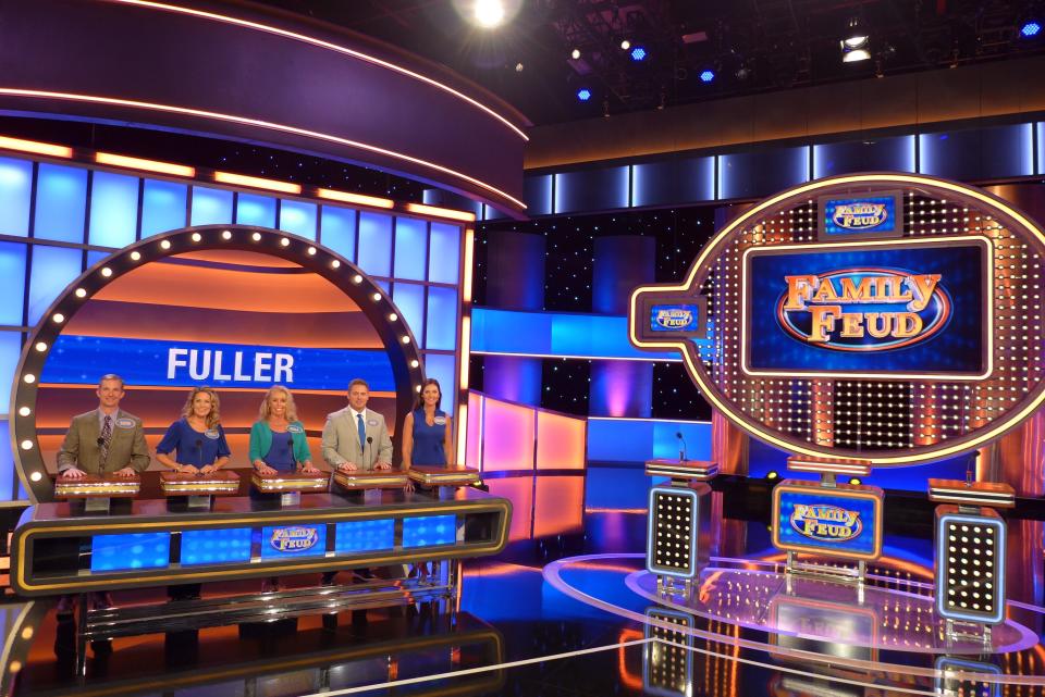 The Fuller family of Pike Road, on the set for "Family Feud," will be featured on the Feb. 22 episode at 11:30 a.m. on ABC 32.