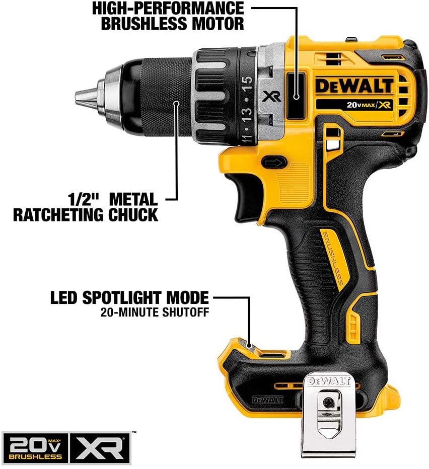 DeWalt 20V Max XR Cordless Drill Combo Kit