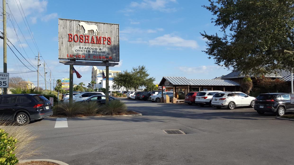 Boshamps Seafood & Oyster House, in the heart of Destin, Fla.