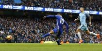 Britain Football Soccer - Manchester City v Chelsea - Premier League - Etihad Stadium - 3/12/16 Chelsea's Eden Hazard scores their third goal Action Images via Reuters / Jason Cairnduff Livepic