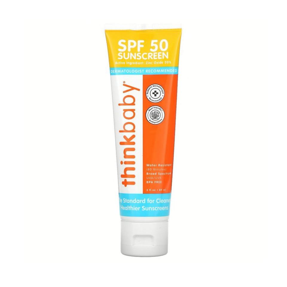 7) Thinkbaby SPF 50+ Baby Sunscreen –