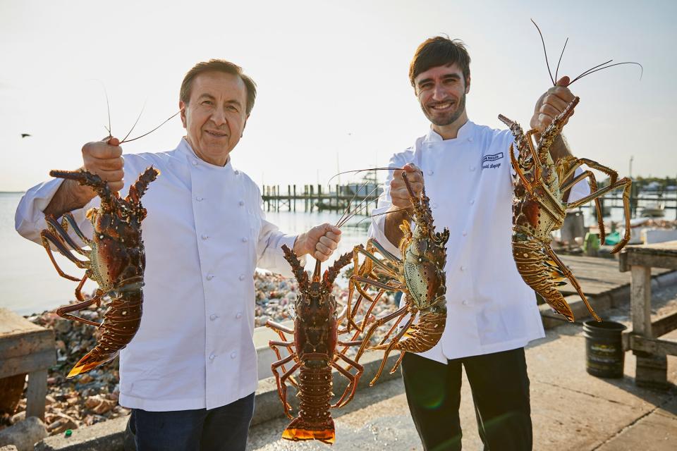 Chef Boulud and Chef Lepage at Baha Mar