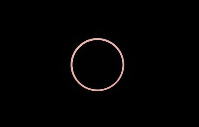 The annular eclipse is often referred to as 'ring of fire'. Source: Getty Images