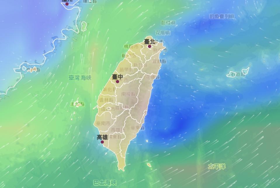 周三到周五水氣增多。（圖／中央氣象局）