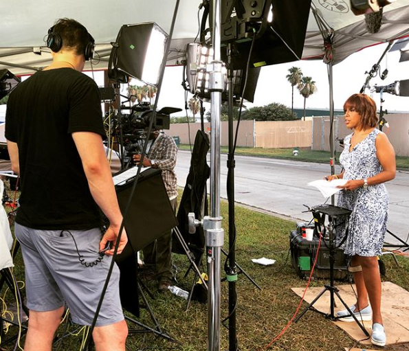Gayle King wore a $14.99 dress from Ross Dress for Less on the evening news. (Photo: Instagram/gayleking)