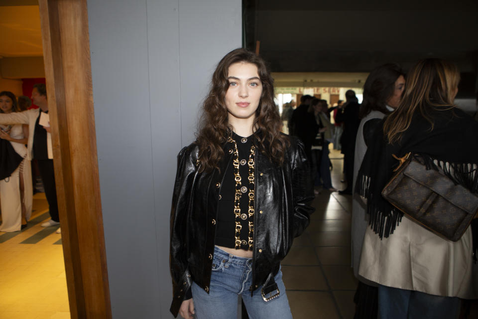 Anamaria Vartolomei at the Chanel cruise 2025 show.