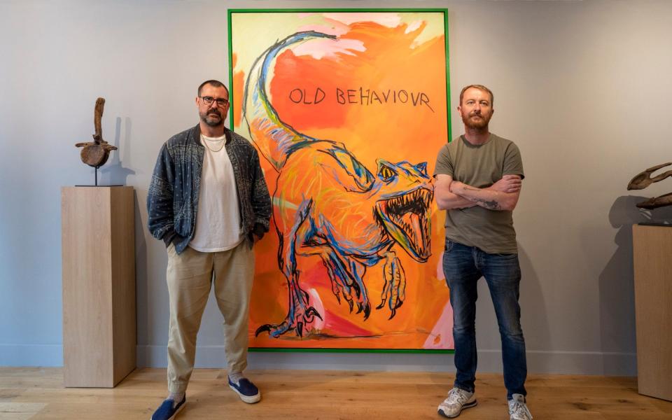 The pair’s new exhibition, Some Of My Best Friends Are Dinosaurs, combines contemporary art with natural history - Andrew Crowley