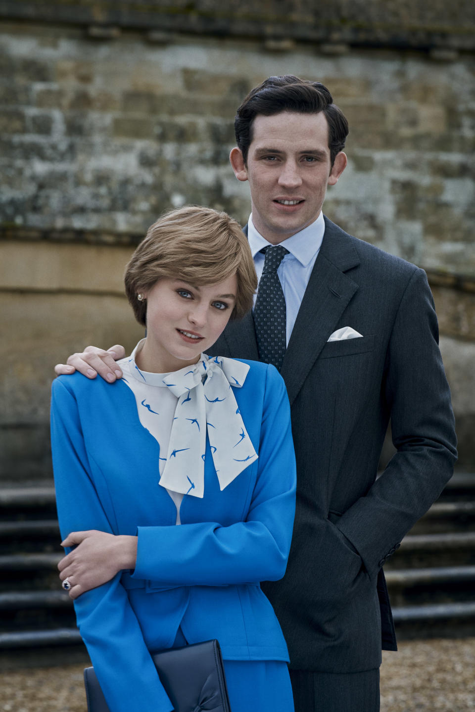 Image: Emma Corrin as Princess Diana and Josh O'Connor as Prince Charles in 'The Crown' (Des Willie / Netflix)