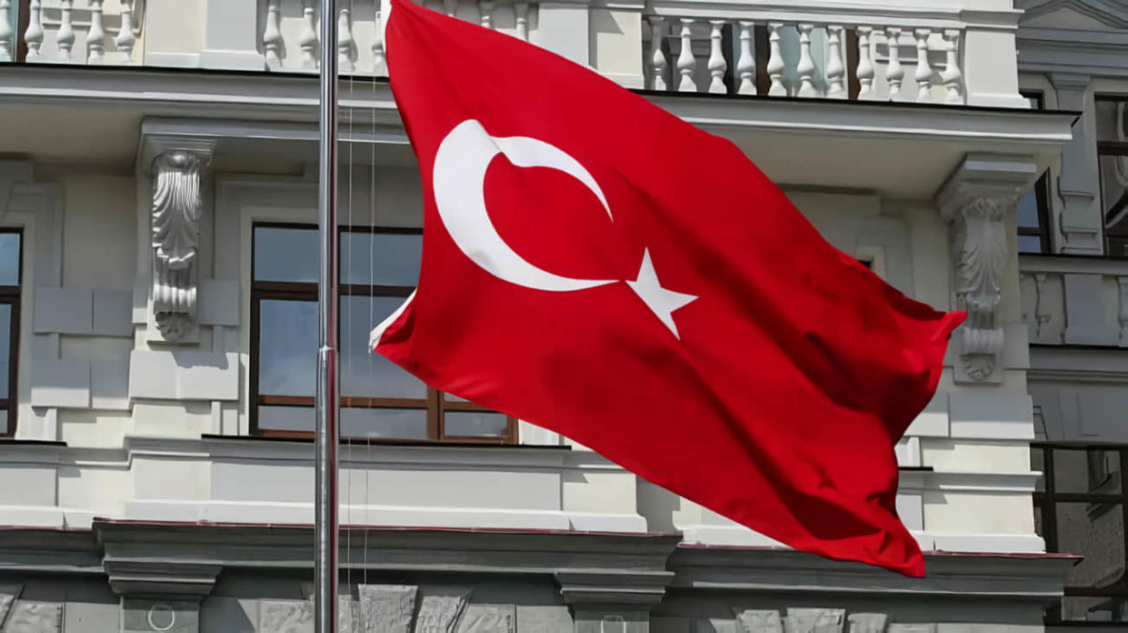 Flag of Türkiye. Stock photo: Getty Images