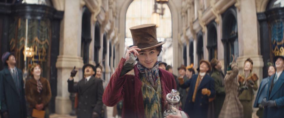 timothée chalamet wonka