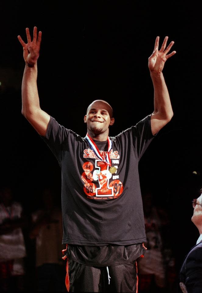 Sergio McClain led Manual to four consecutive Class AA state titles, incluidng two won in Peoria (1996 and '97).