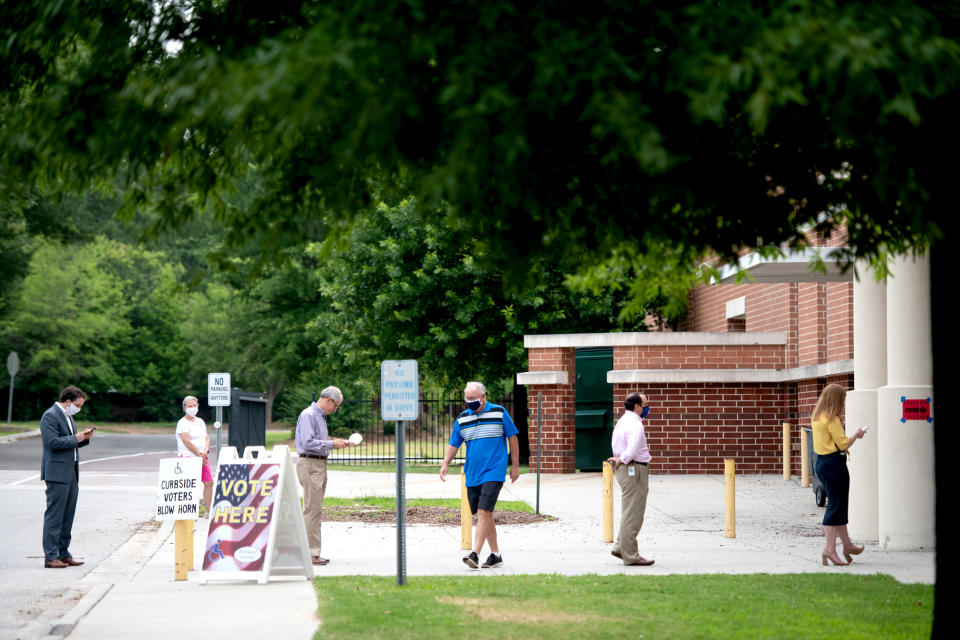 Image: Four States Hold Primaries As Pandemic Continues In America (Sean Rayford / Getty Images file)