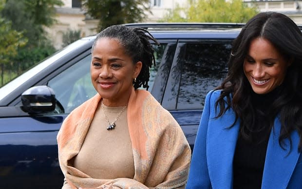 Meghan Markle and her mother Doria Ragland<p>Ben Stansall - WPA Pool/Getty Images</p>