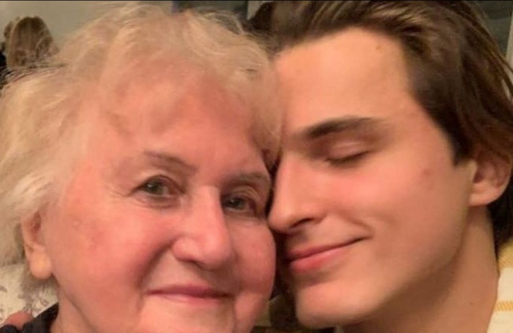 Nikita Kuzmin reunited with his grandmother in Poland after she fled Ukraine. credit:Bang Showbiz