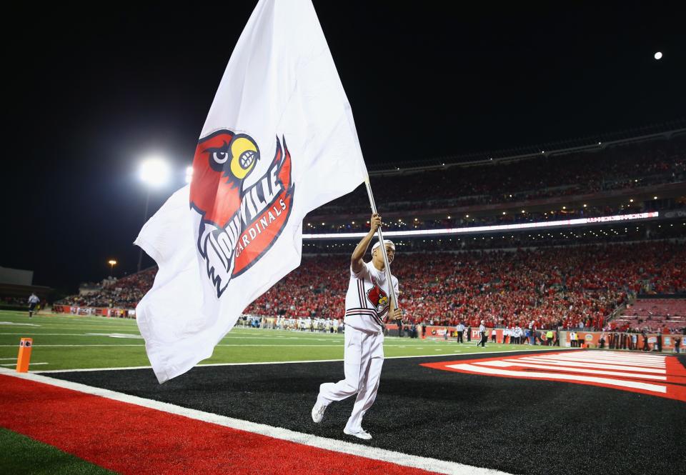 Louisville has suspended its co-offensive coordinator for the Citrus Bowl. (Photo by Andy Lyons/Getty Images)