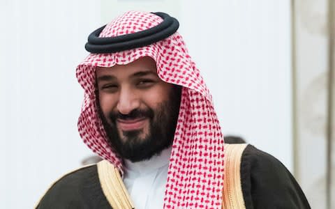Mohammed bin Salman, the Saudi crown prince - Credit: AP Photo/Pavel Golovkin