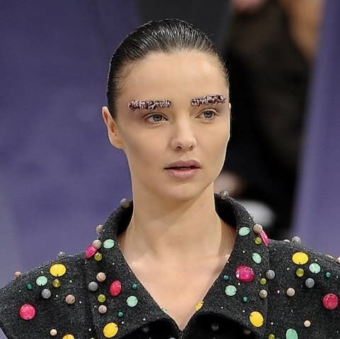 Beaded brows AW12 - Credit: Pascal Le Segretain/Getty Images