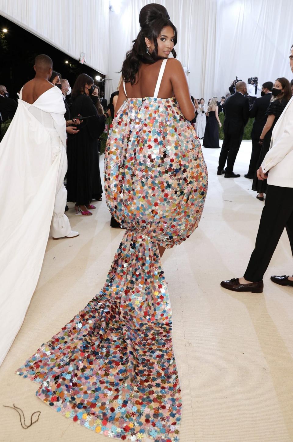 Natalia Bryant attends The 2021 Met Gala Celebrating In America: A Lexicon Of Fashion