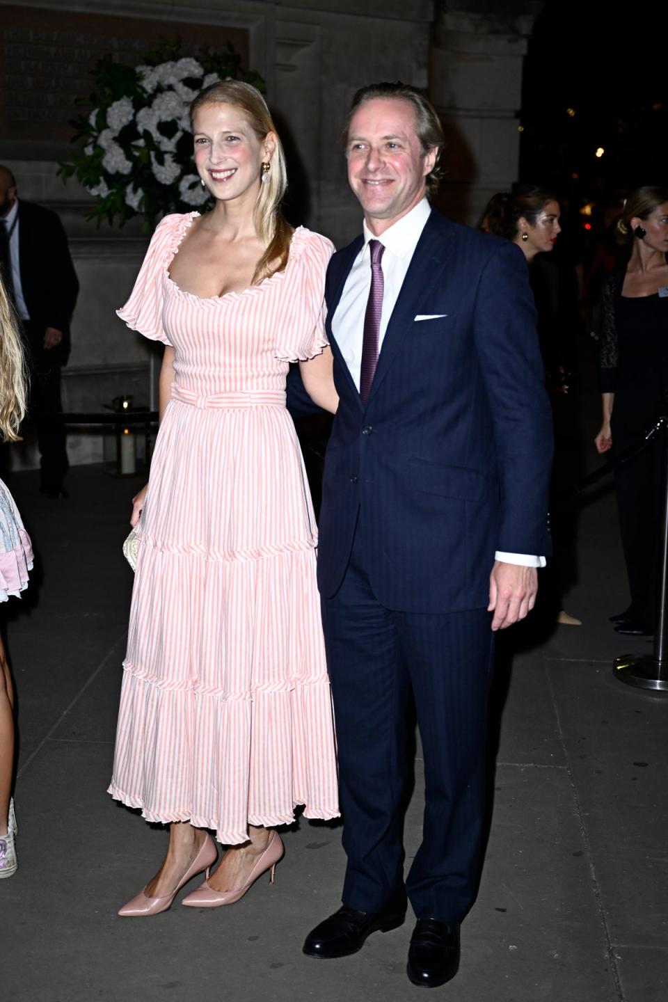 Lady Gabriella and Thomas Kingston at an event in September 2023 (Gareth Cattermole/Getty Images)