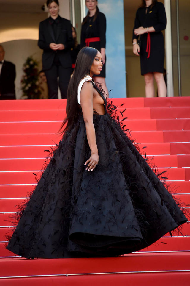 Naomi Campbell Revives Side-Boob Glamor at Cannes Film Festival