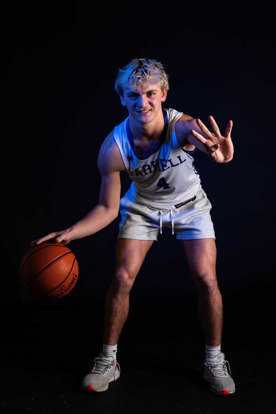 Jarrell's Mason Dotson plays three sports: basketball, baseball and football. He wears No. 4 in all sports.