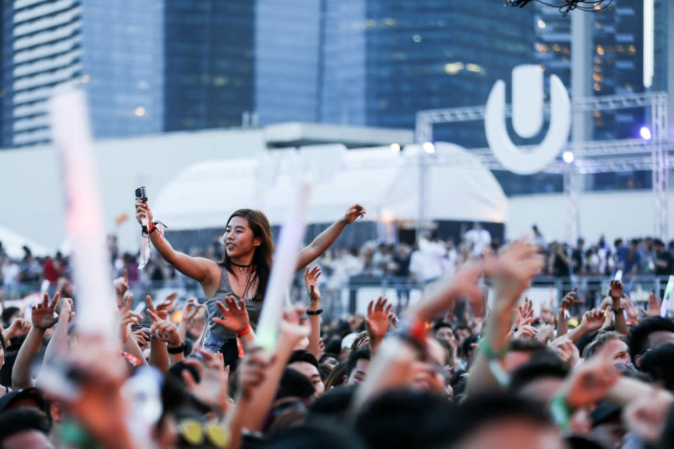 Singapore ravers get first taste of Ultra Singapore. (Photo: Yahoo Singapore)