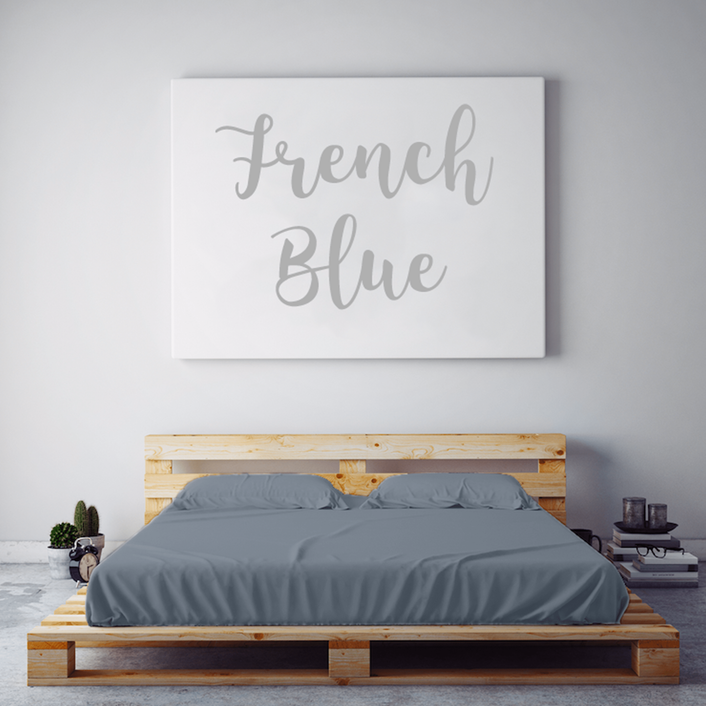 PeachSkinSheets French Blue Sheet Set