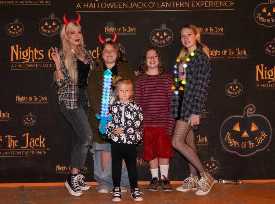 Tori Spelling, Stars Celebrate Halloween 2021 