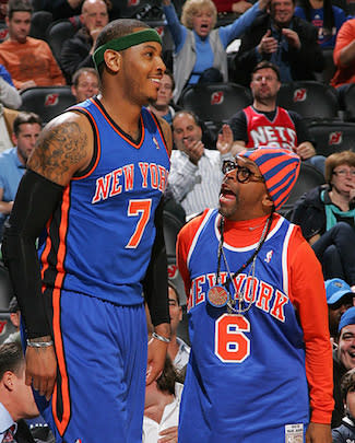 Spike Lee's Outfit at Last Night's Knicks Game is Something to