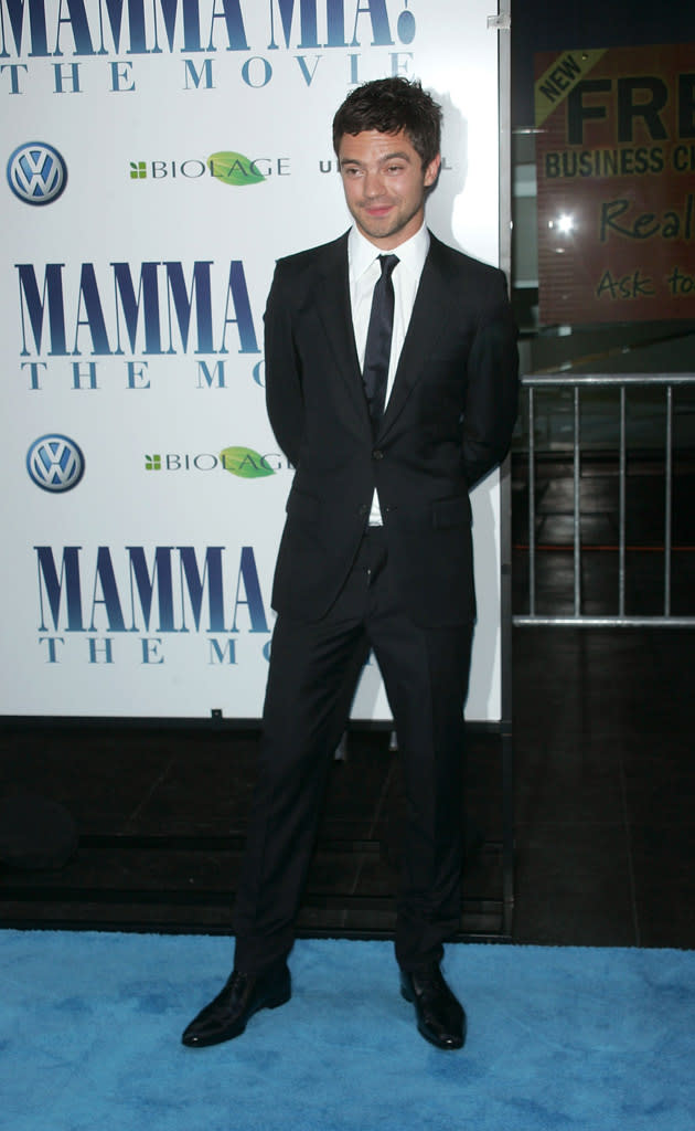 Mamma Mia! New York Premiere 2008 Dominic Cooper