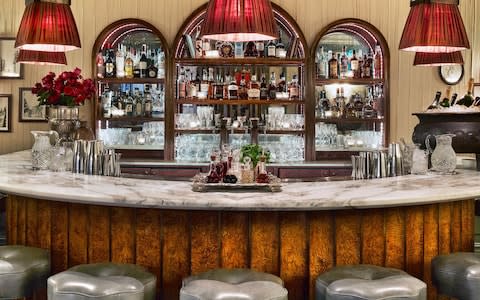 Kettner's Townhouse Soho House Champagne bar - Credit: Simon Brown