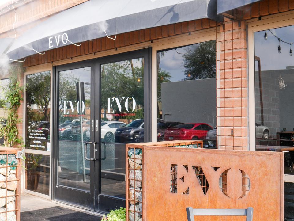 EVO Italian restaurant is located in Old Town Scottsdale.