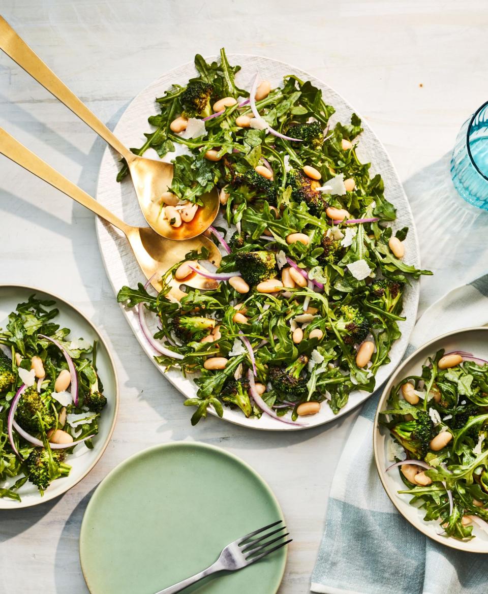 Lemony White Bean Salad with Broccoli