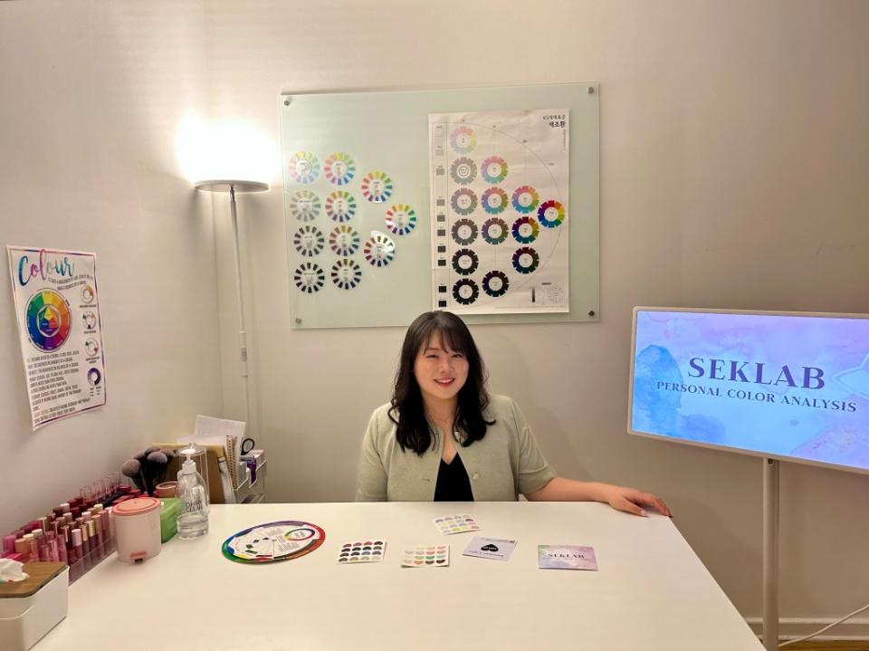 Lizzie Heo studied color analysis in her native Korea. Courtesy of Seklab