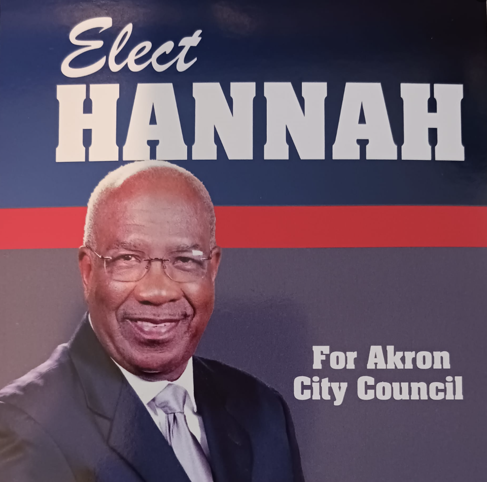 Johnnie Hannah, presumptive Democrat nominee in the Akron Ward 5 council race