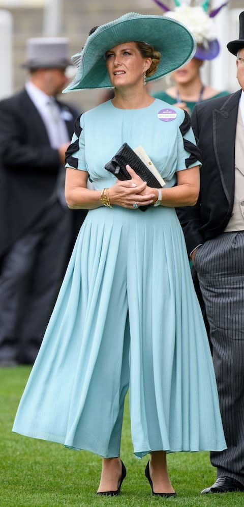 Sophie, Countess of Wessex at Royal Ascot - Credit: REX