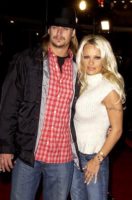 Kid Rock and Pamela Anderson at the LA premiere of Universal's 8 Mile