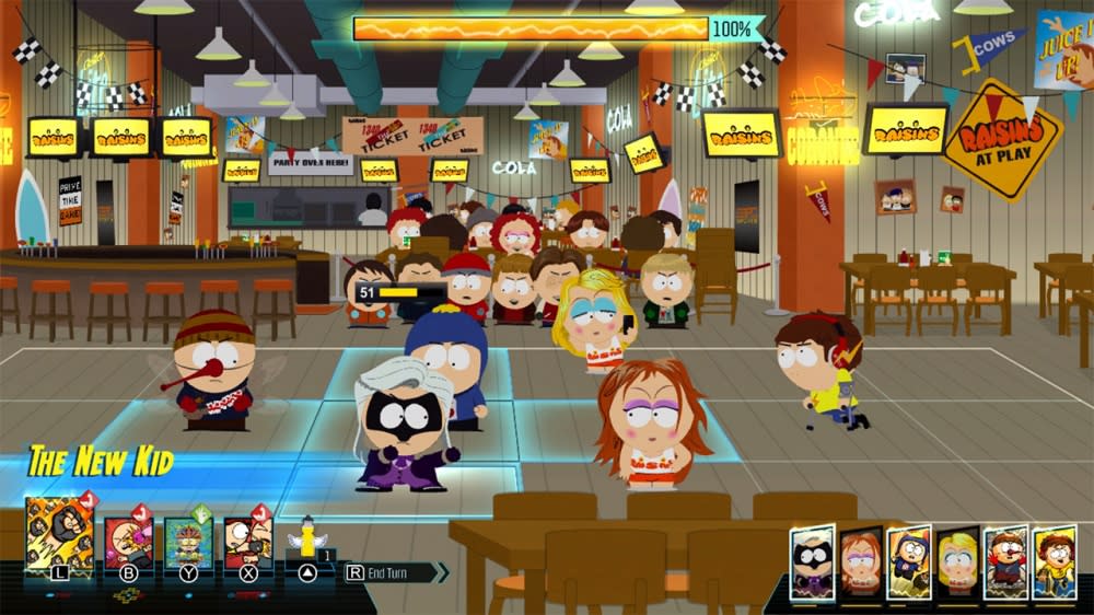 Battle at Raisins restaurant