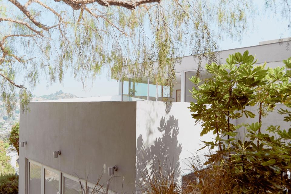The dream home is perched on the hills of L.A.'s Mount Washington neighborhood, and was originally built by architect Michael Ferguson.