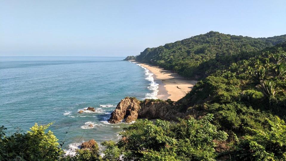 Hiking trail to Malpaso Beach, in Puerto Vallarta, Mexico