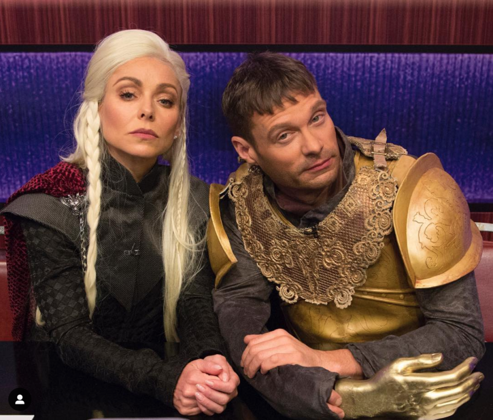 Kelly Ripa and Ryan Seacrest - "Game of Thrones" Characters